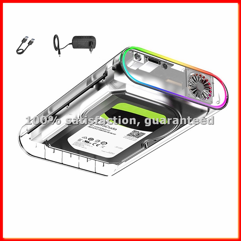 External Ssd - Gabinete Transparente para HDD/SSD de 3.5