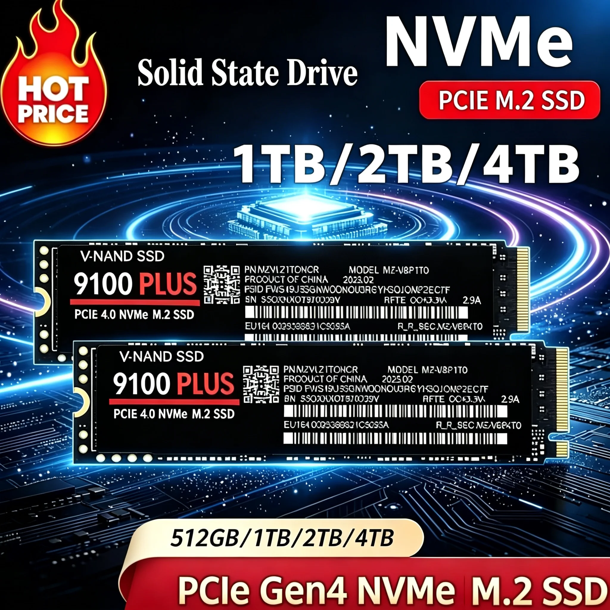 Ssd 500Gb - SSD M.2 NVMe 9100 PLUS PCIe