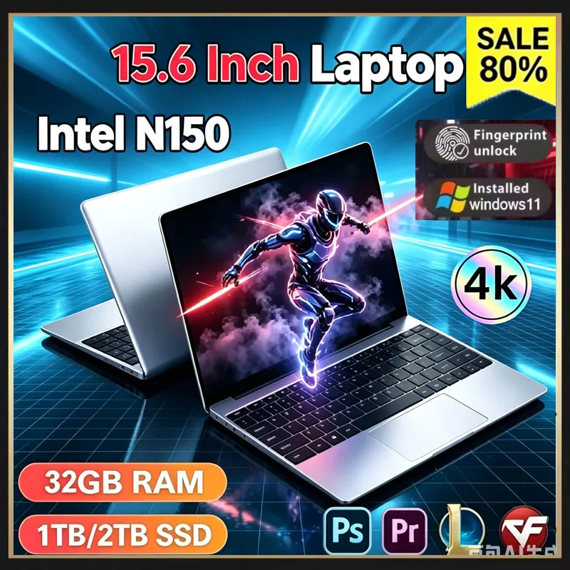 Ssd 2Tb - Notebook Portátil Fino de 15,6