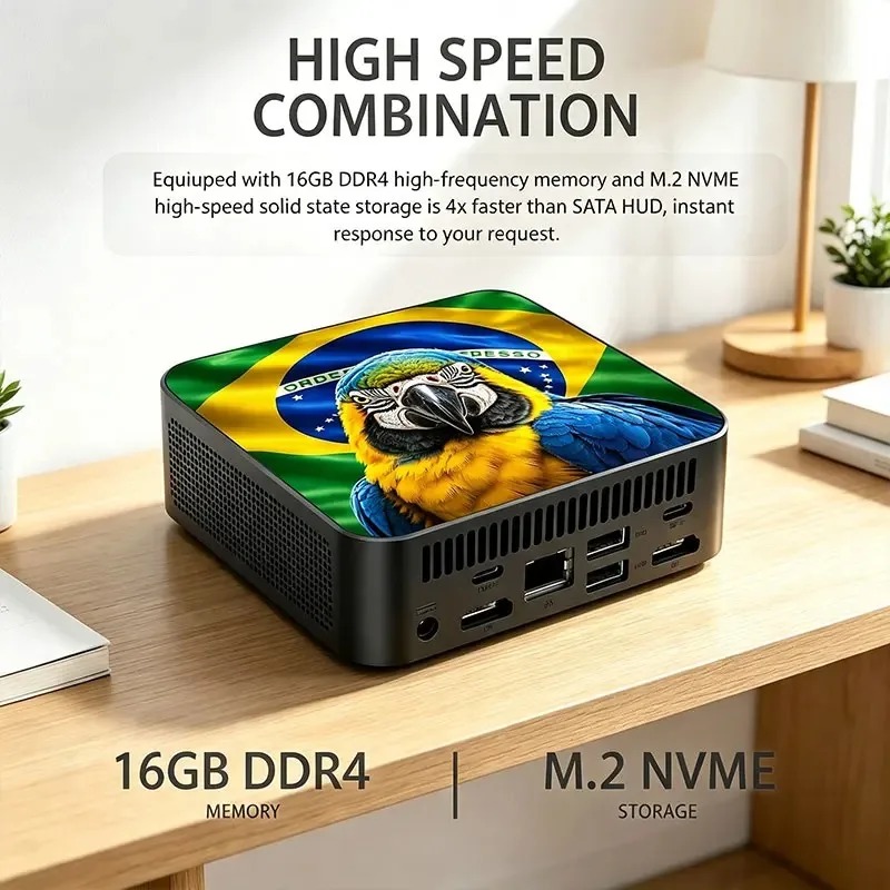Mini PC Bandeira México Brasil - Ssd 2Tb avaliação e preço