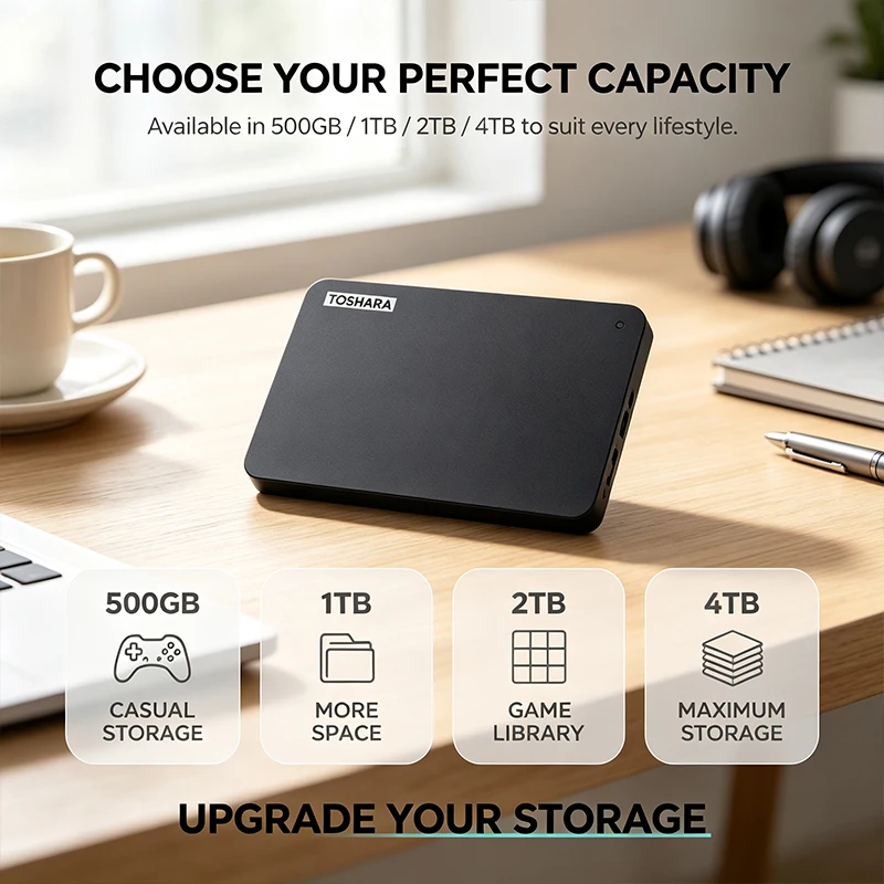 SSD Portátil TOSHARA A3 4TB 2T - Ssd 500Gb avaliação e preço