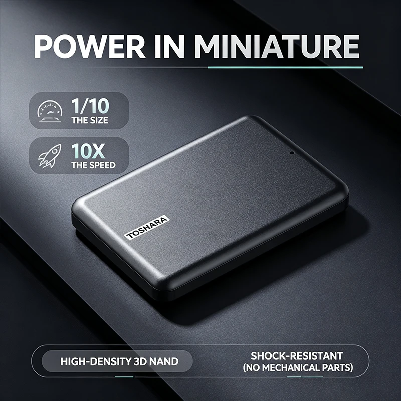 SSD Portátil TOSHARA A5 4TB 2T - Ssd 500Gb avaliação e preço